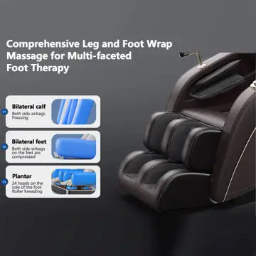 Zero Gravity Massage Chair: Sl-Track+Heat+Foot Rollers - My Store