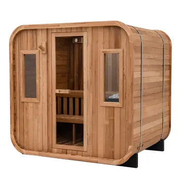 Summit Outdoor Sauna - 6 Person w/ Harvia Spirit Wi-Fi 8kW Heater - My Store