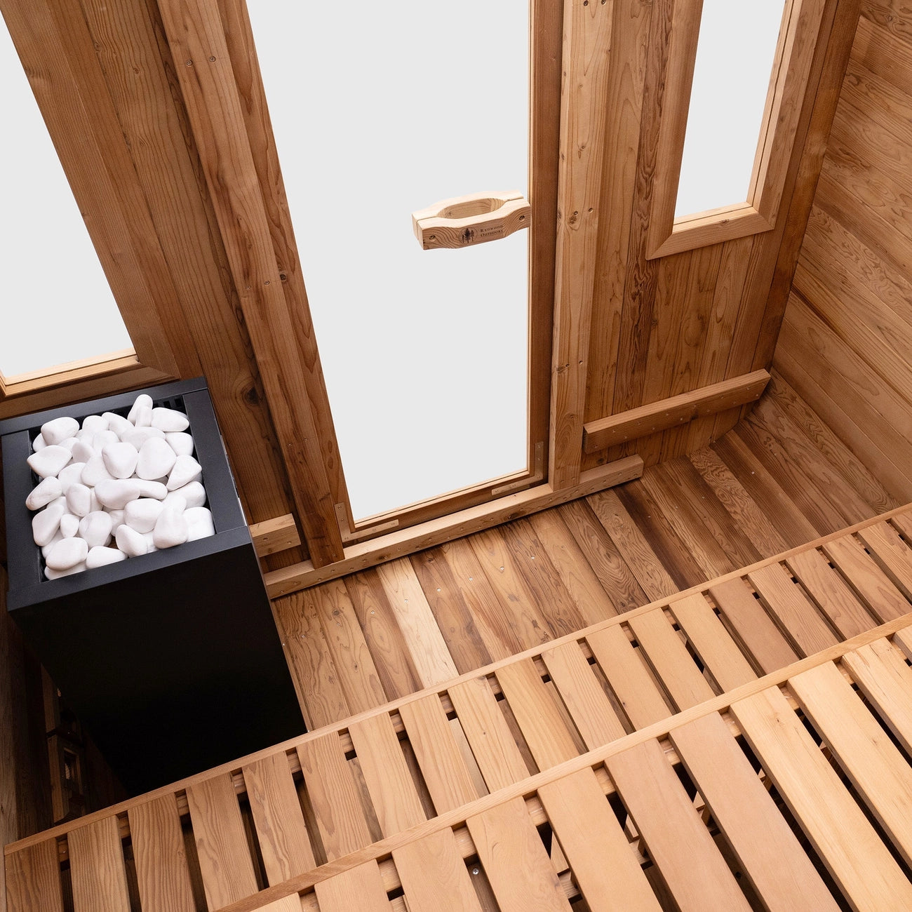 Summit Outdoor Sauna - 6 Person w/ Harvia Spirit Wi-Fi 8kW Heater - My Store
