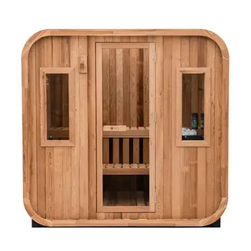 Summit Outdoor Sauna - 6 Person w/ Harvia Spirit Wi-Fi 8kW Heater - My Store