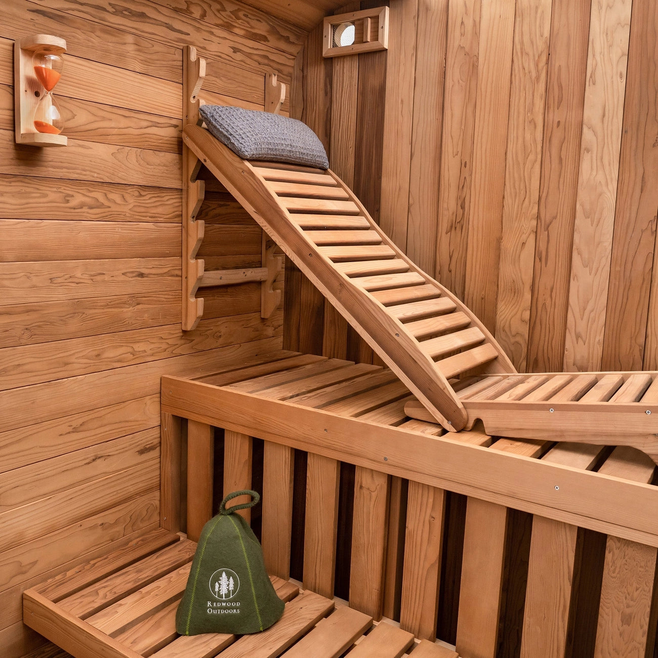 Summit Outdoor Sauna - 6 Person w/ Harvia Spirit Wi-Fi 8kW Heater - My Store