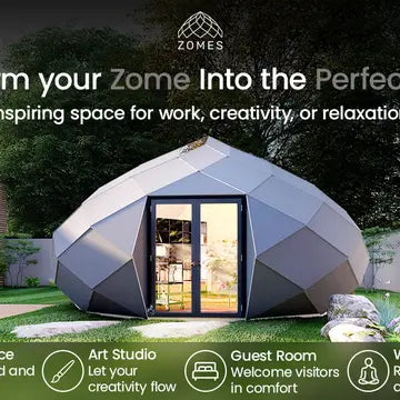 Zomes Pod – 120 Sq ft Eco-Friendly Outdoor Office Pod - My Store
